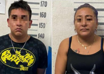Detienen a pareja por portación de arma y drogas en Playa del Carmen