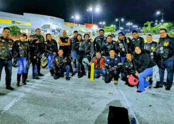 Motociclistas hacen donación a niños con cáncer de Chetumal