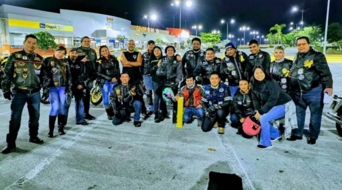 Motociclistas hacen donación a niños con cáncer de Chetumal