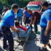 Choque entre taxi y mototaxi deja saldo de dos heridos en Cancún