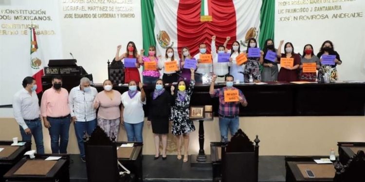 Aprueba Congreso de Tabasco Ley Olimpia