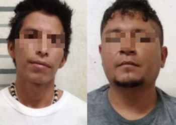 Aseguran a dos sujetos por portación de sustancias ilícitas en Playa del Carmen