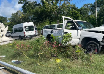 Accidente vial deja saldo de tres heridos en Cancún