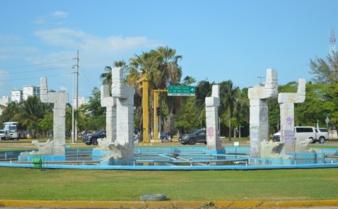 Observatorio Ciudadano Municipal de Cancún exige mantener las glorietas, monumentos y fuentes en las mejores condiciones