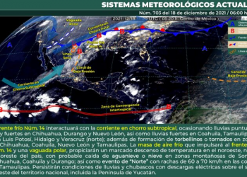 Pronostican lluvias aisladas en Quintana Roo