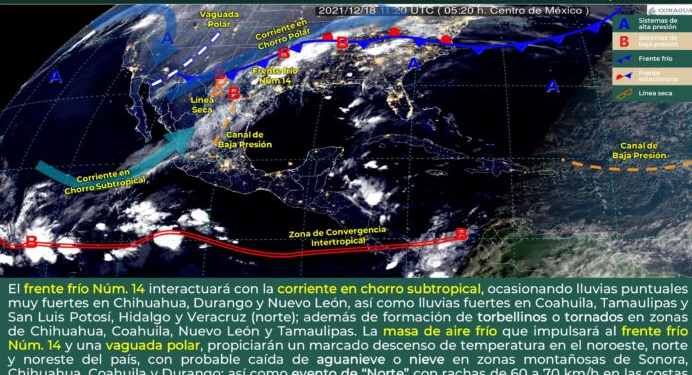 Pronostican lluvias aisladas en Quintana Roo
