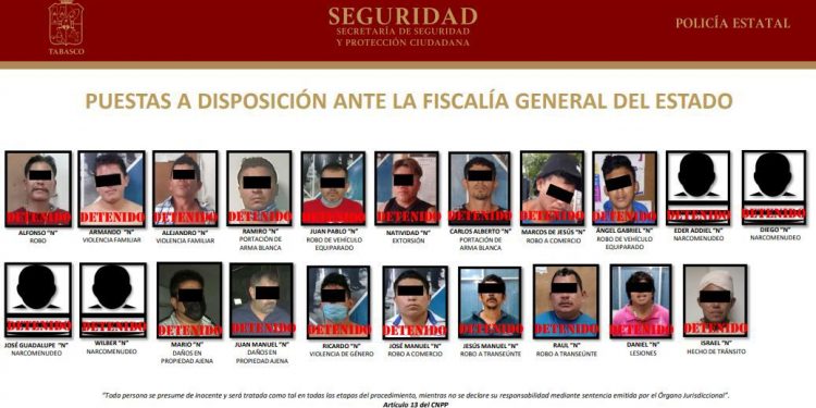 Aseguró la SSPC a 49 personas y 7 vehículos