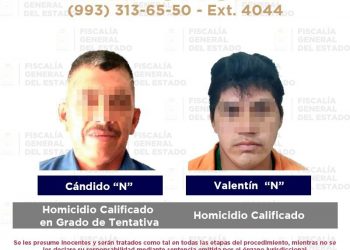 Por homicidio, violación, robo, violencia familiar y lesiones, asegura FGE a seis
