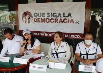 «El INE limita nuestra libertad de expresión» denuncia «Que siga la Democracia»