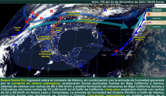 Preven una madrugada fresca para Quintana Roo