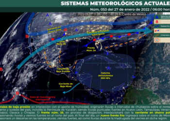 Pronostican algunos chubascos en Quintana Roo