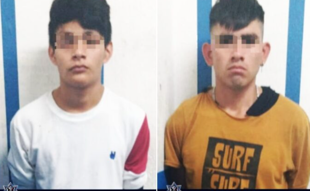Aseguran a dos jóvenes en fraccionamiento de Playa del Carmen por posesión de droga