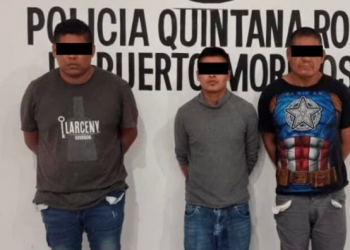 Aseguran en Puerto Morelos a tres hombres por posesión de droga