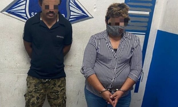 Detienen a pareja de extorsionadores de comercios en Playa del Carmen