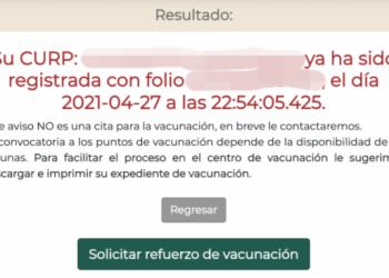 Mayores de 40 años ya pueden registrarse para el refuerzo de la vacuna contra la Covid