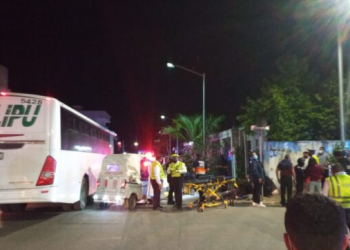 Choque en Playa del Carmen deja saldo de un muerto y dos heridos