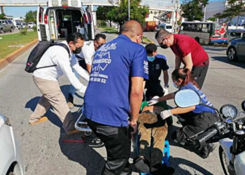Atropellan a hombre de la tercera edad frente a Plaza las Américas en Cancún