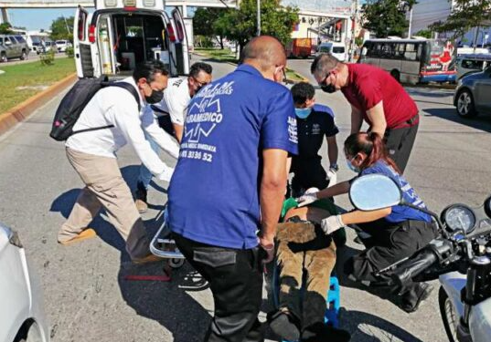 Atropellan a hombre de la tercera edad frente a Plaza las Américas en Cancún
