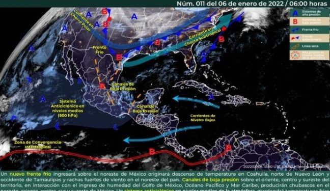 Pronostican lluvias aisladas para Quintana Roo