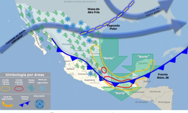 Prevén lluvias fuertes en Quintana Roo