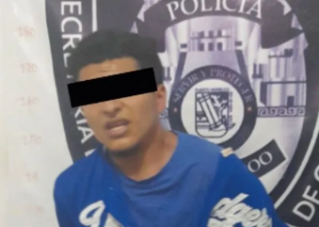Asegura a hombre por portación de drogas en Puerto Morelos