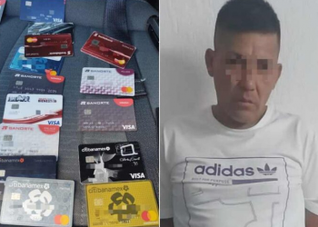 Ladrón de identidades es detenido con 23 tarjetas bancarias distintas en Playa del Carmen