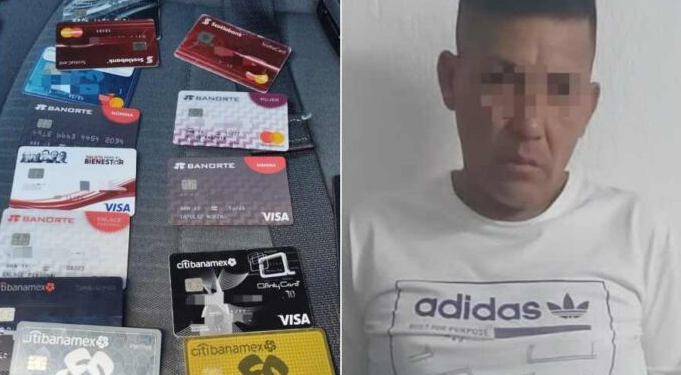 Ladrón de identidades es detenido con 23 tarjetas bancarias distintas en Playa del Carmen