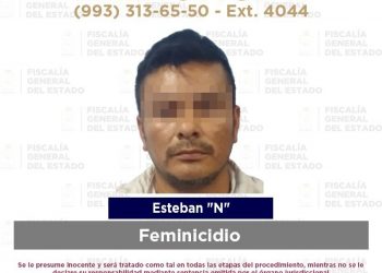 Acciones efectivas contra el feminicidio; logra FGE detención por hecho reciente en Huimanguillo