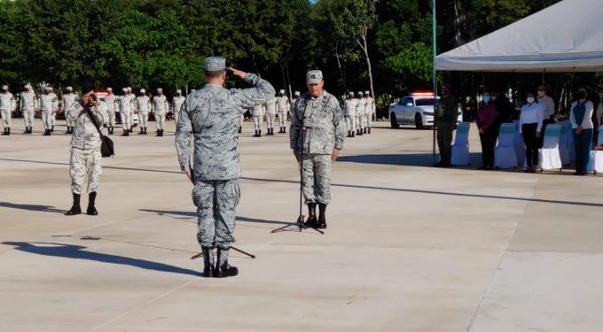 Cambio de mando en la Guardia Nacional de Quintana Roo