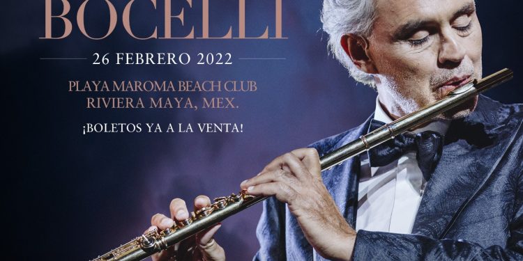 Confirman que el  concierto de Andrea Bocelli en playa maroma no se cancelara