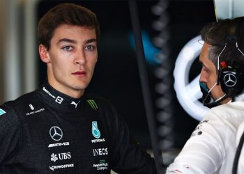 George Russell está tomando la atención del equipo Mercedes en Redes Sociales