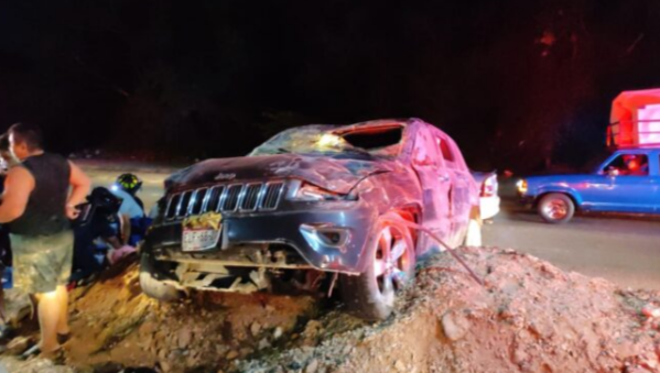 Choque en Playa del Carmen deja a tres personas lesionadas