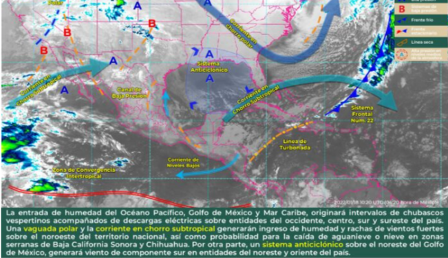 Pronostican lluvias aisladas para Quintana Roo