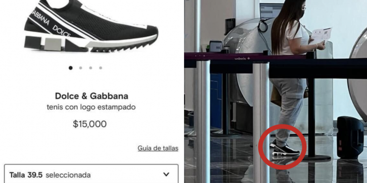 Yensunni Martínez alcaldesa de Othón P. Blanco se pasea con tenis Dolce Gabbana de 15 mil pesos