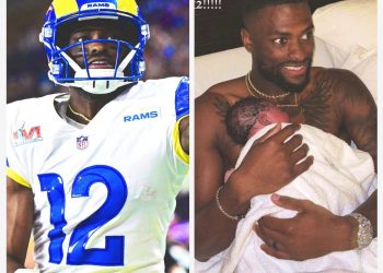 Van Jefferson gana el Super Bowl y su esposa da a luz