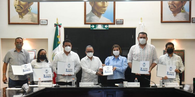 Recibe XVI Legislatura informe del titular de la Fiscalía General del Estado