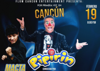 Todo listo para la presentación de PIPIRIN en el Auditorio Stoa en Cancún