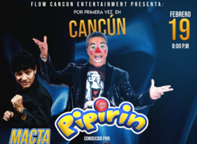 Todo listo para la presentación de PIPIRIN en el Auditorio Stoa en Cancún