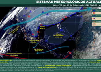 Prevén lluvias aisladas para Quintana Roo