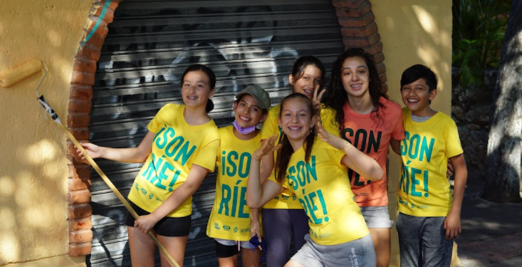 “Más de 400 cancunenses mejoran la ciudad en el Festival de Arte Público Sonríe 2022”