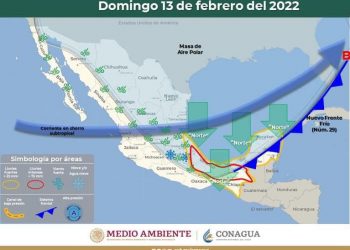 Frente frío número 29 afectará a Quintana Roo el fin de semana