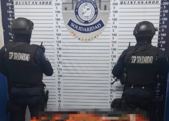 Aseguran armas largas durante operativo en fraccionamiento de Playa del Carmen