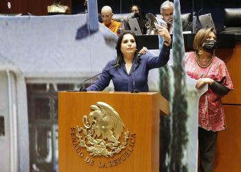 “Senadores de Morena han traicionado a la patria” Mayuli Martínez
