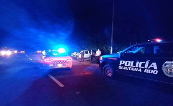 Accidente carretero en Felipe Carrillo Puerto deja deja saldo de tres personas lesionadas