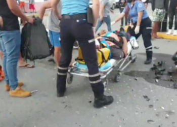 Motociclista se debate entre la vida y la muerte tras ser arrollado por el hijo de Javier Zetina González