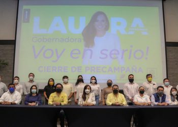 Cierra Laura Fernández su precampaña