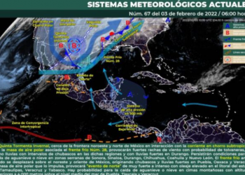 Prevén lluvias aisladas en Quintana Roo