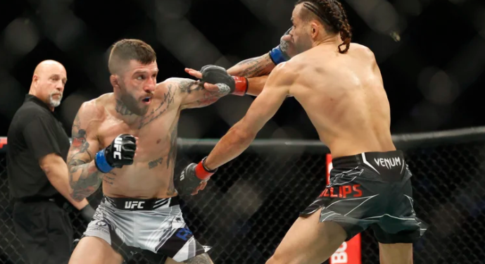 Marcelo «Pitbull» Rojo es derrotado tras caer ante Kyler Phillips en la UFC