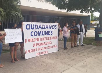 Mitín de apoyo para Reforma Eléctrica