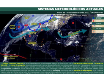 Probabilidades de temperaturas calurosas para el Caribe mexicano